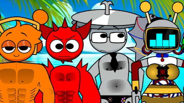 Sprunki Human Beach Edition